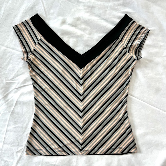 Vintage 90’s Wide Neck Top - Picture 3 of 8